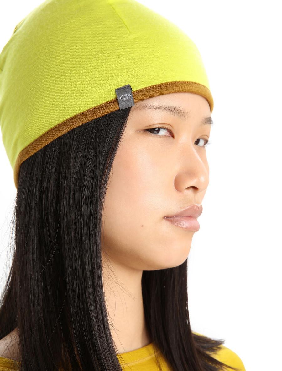 Shine / Clove Icebreaker Unisex Merino Pocket Beanie Women's Hats | AU 1485DFMN